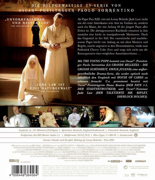 Produktbild: The Young Pope - Staffel 1 [3 BRs]