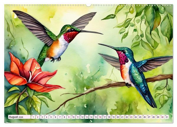 Produktbild: Schillernde Edelsteine (Wandkalender 2026 DIN A2 quer), CALVENDO Monatskalender