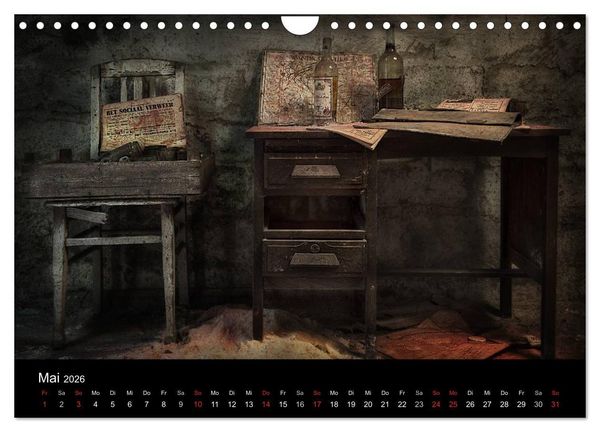 Produktbild: Geheimnisvolle Orte - Lost Places (Wandkalender 2026 DIN A4 quer), CALVENDO Monatskalender