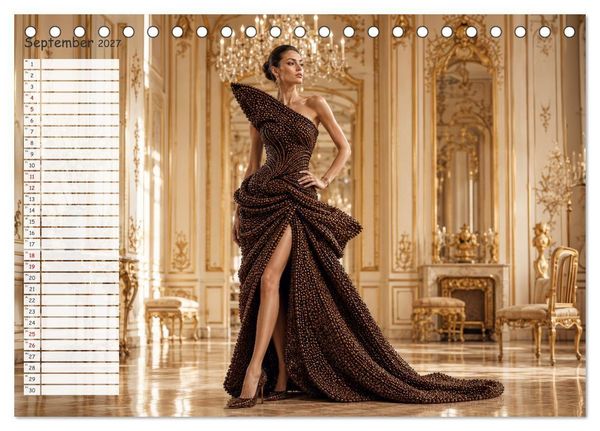 Produktbild: Caf&eacute; Couture (Tischkalender 2027 DIN A5 quer), CALVENDO Monatskalender