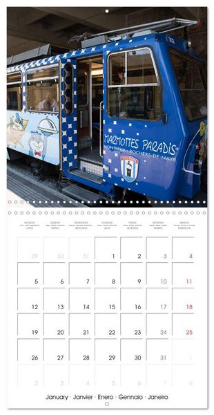 Produktbild: Swiss Trains (Wall Calendar 2026 12 &times; 12 Inch) CALVENDO 12 Month Wall Calendar