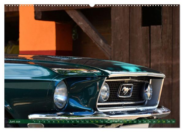 Produktbild: Ein Pony zum verlieben - Ford Mustang 1968 (hochwertiger Premium Wandkalender 2026 DIN A2 quer), Kunstdruck in Hochglanz