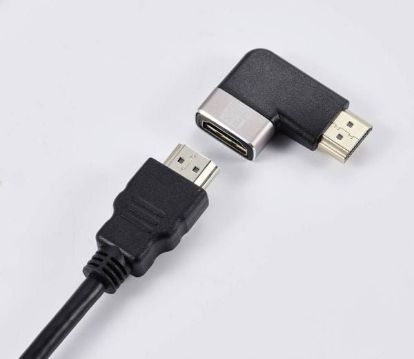 Produktbild: SpeaKa Professional SP-11302008 HDMI Adapter [1x HDMI-Stecker - 1x HDMI-Buchse] Schwarz, Silber UHD 8K @ 60 Hz, UHD 4K @ 120H