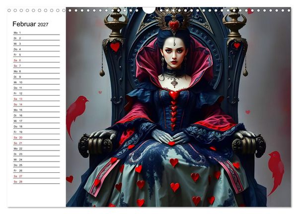 Produktbild: Geheimnisvolle Frauenportr&auml;ts (Wandkalender 2027 DIN A3 quer), CALVENDO Monatskalender