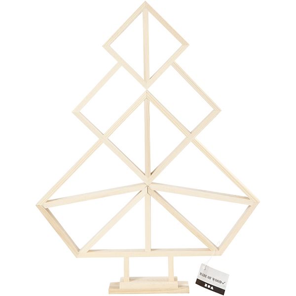 Produktbild: Creativ Company Weihnachtsbaum, H 40 cm, B 31 cm, 1 Stk, aus Holz, natur