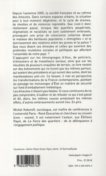 Produktbild: Sociologie des Emeutes