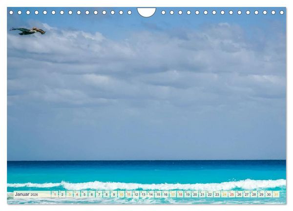 Produktbild: Kalender - selbst gestalten, Fotos selbst einkleben (Wandkalender 2026 DIN A4 quer), CALVENDO Monatskalender
