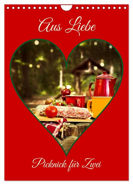Produktbild: Aus Liebe: Picknick f&uuml;r Zwei (Wandkalender 2026 DIN A4 hoch), CALVENDO Monatskalender