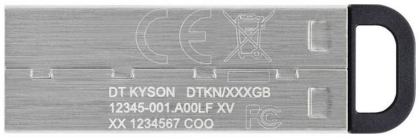 Produktbild: Kingston DataTraveler Kyson USB-Stick Retail 64GB Silber DTKN/64GB USB-A (USB 3.2 Gen 1)