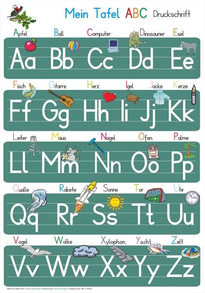 Produktbild: Mein Tafel ABC + Meine Zahlen-Tafel von 1-20 Druckschrift