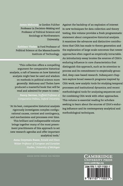 Produktbild: Advances in Comparative-Historical Analysis