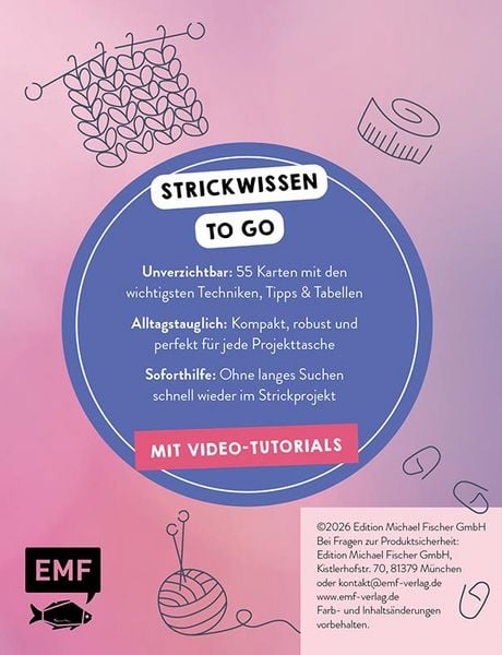 Produktbild: 55 x stricken &ndash; Profi-Hacks und Tricks | Dein Kartenset von @maschenfein