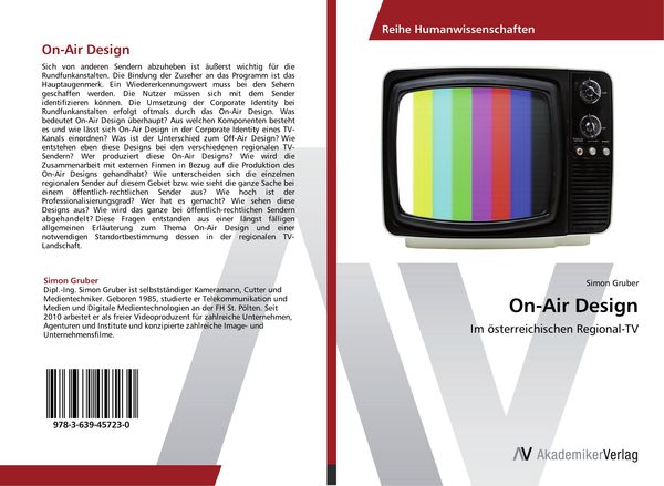 On-Air Design, Taschenbuch von Simon Gruber, AV Akademikerverlag, 9783639457230