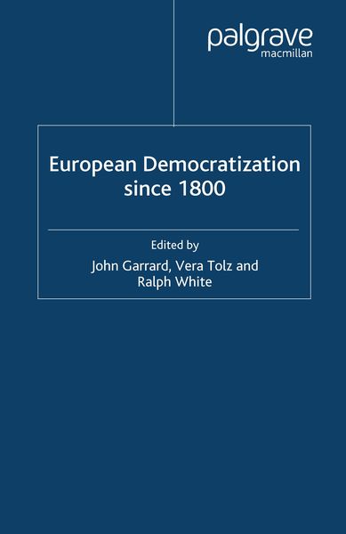 Produktbild: European Democratization since 1800