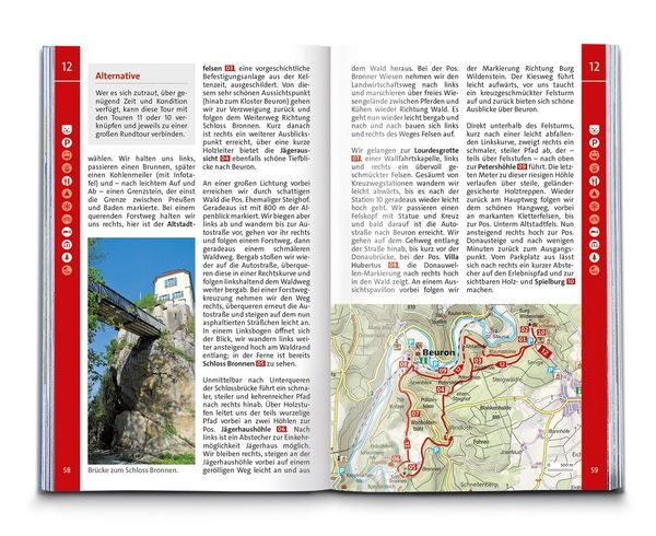 Produktbild: KOMPASS Wanderf&uuml;hrer Schw&auml;bische Alb, 75 Touren