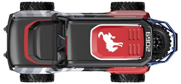 Produktbild: MJX Schwarz-Rot Brushless 1:12 RC Modellauto Elektro Crawler Allradantrieb (4WD) RtR 2,4 GHz Inkl. Akku und Ladeger&auml;t, mit Lichteffekt