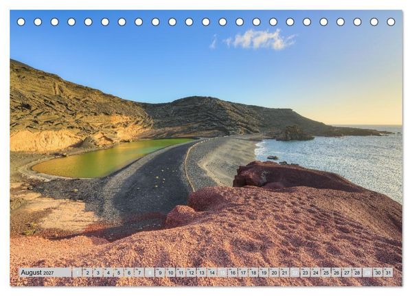 Produktbild: Wundersch&ouml;nes Lanzarote (Tischkalender 2027 DIN A5 quer), CALVENDO Monatskalender