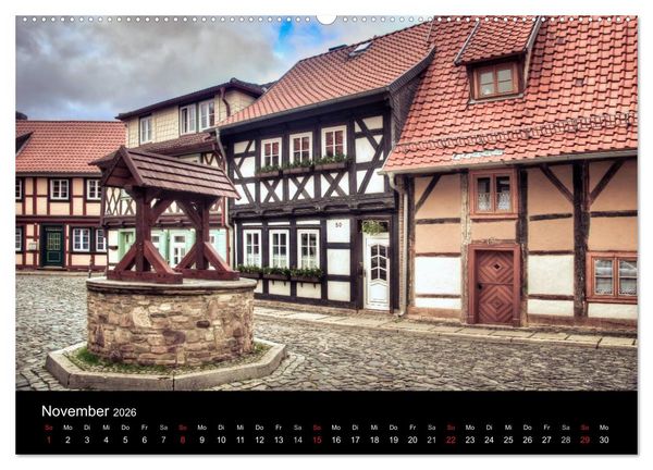 Produktbild: Fachwerk - wie aus einer anderen Zeit (Wandkalender 2026 DIN A2 quer), CALVENDO Monatskalender