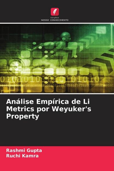 Produktbild: An&aacute;lise Emp&iacute;rica de Li Metrics por Weyuker's Property