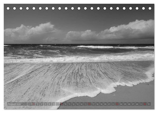 Produktbild: 54&deg;54'57"N 8&deg;19'51"E SYLT (Tischkalender 2026 DIN A5 quer), CALVENDO Monatskalender