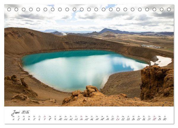Produktbild: Das Vulkanische Erbe von Island (Tischkalender 2026 DIN A5 quer), CALVENDO Monatskalender