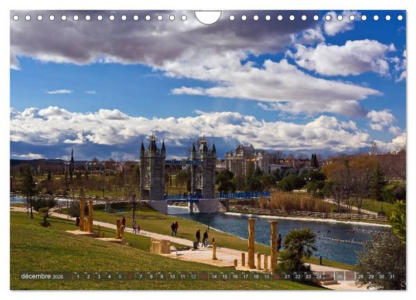 Produktbild: Escapade de Madrid (Calendrier mural 2026 DIN A4 vertical), CALVENDO calendrier mensuel
