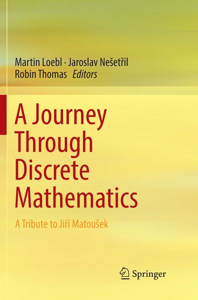 Produktbild: A Journey Through Discrete Mathematics