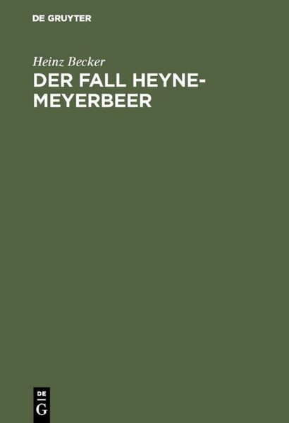 Produktbild: Der Fall Heyne-Meyerbeer