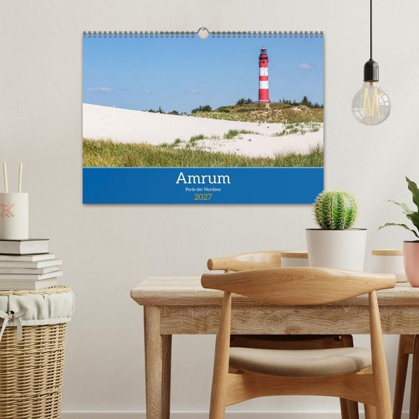 Produktbild: Amrum - Perle der Nordsee (Wandkalender 2027 DIN A3 quer), CALVENDO Monatskalender