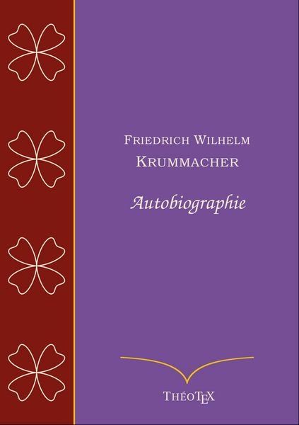 Produktbild: Friedrich Wilhelm Krummacher, autobiographie