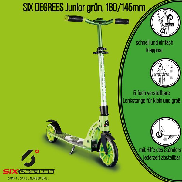 Produktbild: SIX DEGREES Alu Scooter Junior 180/145