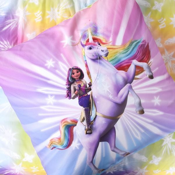Produktbild: Herding 4428601050 - Unicorn Academy, Baumwolle/Renforc&eacute;, 135x200/80x80cm