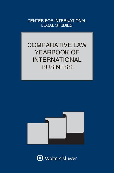 Produktbild: Comparative Law Yearbook of International Business