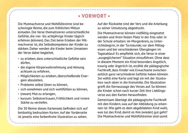 Produktbild: 30 Mutmachverse und Wohlf&uuml;hlreime