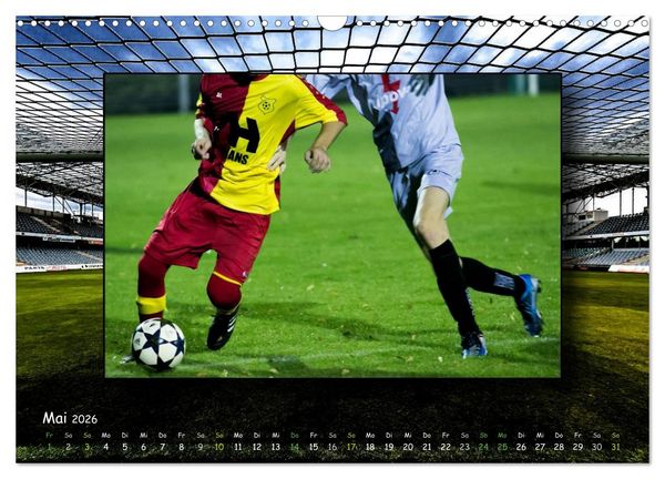 Produktbild: Fu&szlig;ball regiert die Welt (Wandkalender 2026 DIN A3 quer), CALVENDO Monatskalender