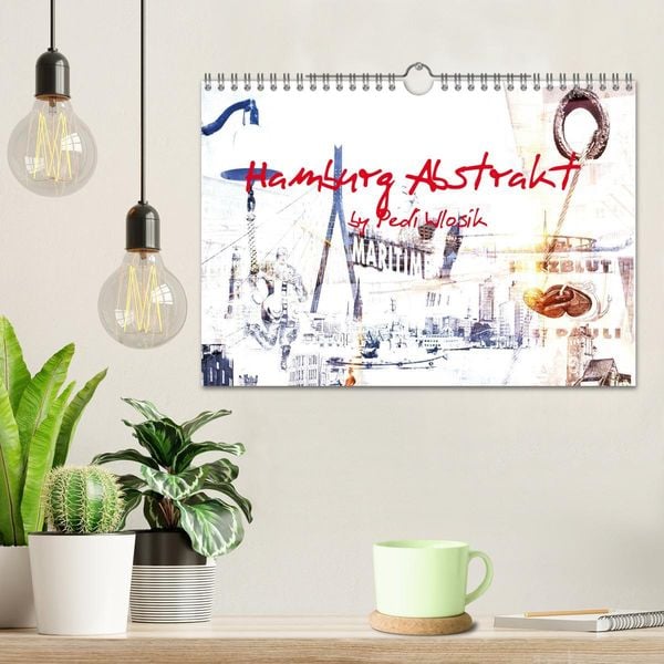 Produktbild: Hamburg Abstrakt (Wandkalender 2026 DIN A4 quer), CALVENDO Monatskalender