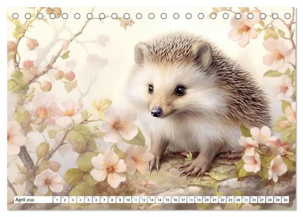 Produktbild: Tierisch s&uuml;&szlig;! (Tischkalender 2026 DIN A5 quer), CALVENDO Monatskalender