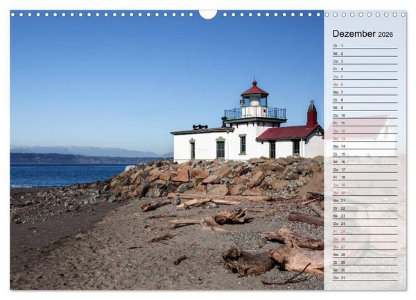 Produktbild: Eine Reise nach Seattle (Wandkalender 2026 DIN A3 quer), CALVENDO Monatskalender