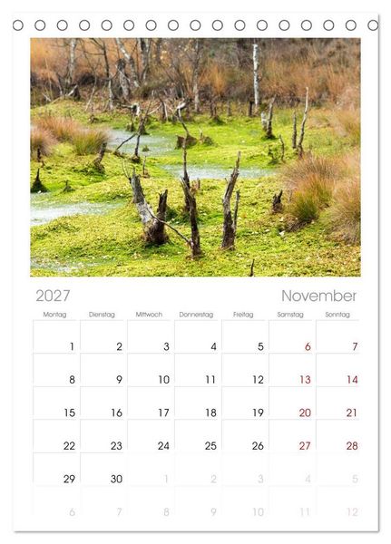 Produktbild: Tischplaner 2027 - Radland Deutschland - Niedersachsen (A5 Tischkalender zum Aufstellen) CALVENDO