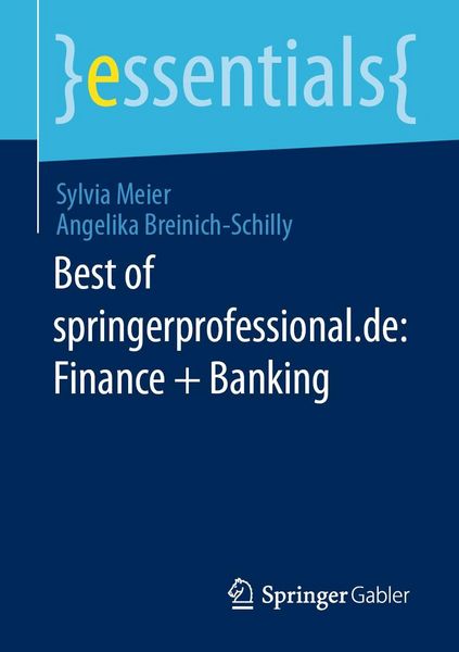 Produktbild: Best of springerprofessional.de: Finance + Banking
