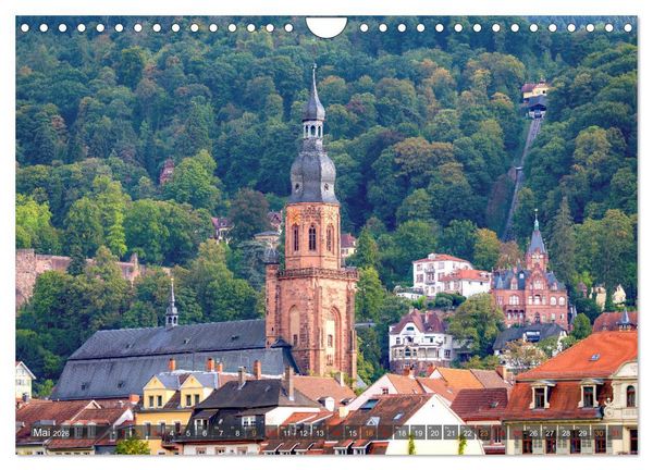 Produktbild: Mein Heidelberg - Unterwegs zwischen Neckar und Altstadt (Wandkalender 2026 DIN A4 quer), CALVENDO Monatskalender