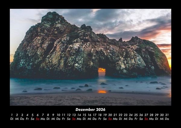 Produktbild: Landschaftskalender 2026 Fotokalender DIN A3