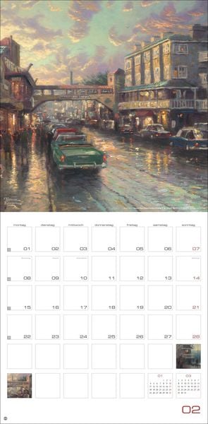 Produktbild: Thomas Kinkade: Land of Light Broschurkalender 2027