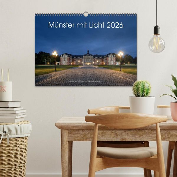 Produktbild: M&uuml;nster mit Licht (Wandkalender 2026 DIN A3 quer), CALVENDO Monatskalender