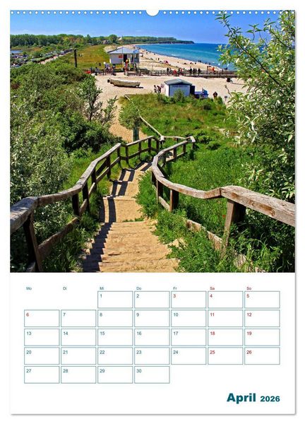 Produktbild: Ostseebad Rerik - Terminplaner (Wandkalender 2026 DIN A2 hoch), CALVENDO Monatskalender