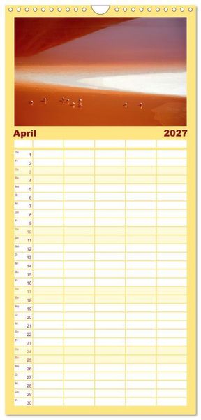 Produktbild: Familienplaner 2027 - Bolivien - Eine Wanderreise mit 5 Spalten (Wandkalender, 21 x 45 cm) CALVENDO