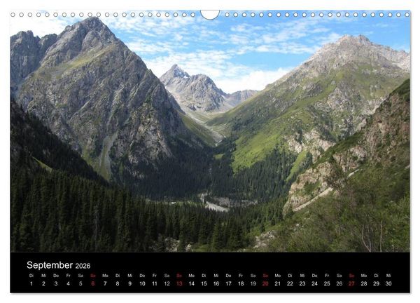 Produktbild: Kirgistan 2026 (Wandkalender 2026 DIN A3 quer), CALVENDO Monatskalender