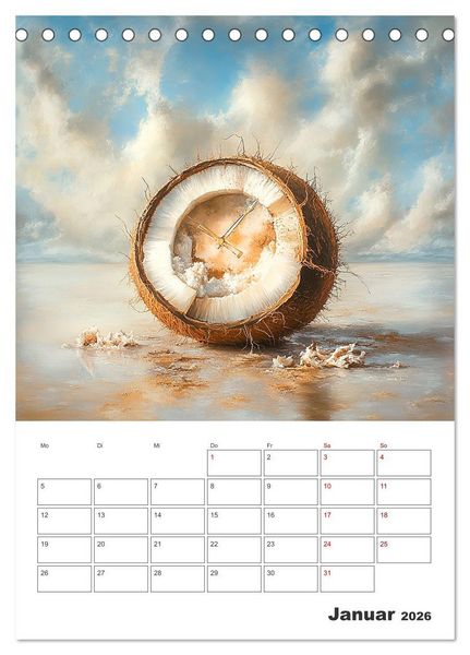 Produktbild: Gesunde Zeiten (Tischkalender 2026 DIN A5 hoch), CALVENDO Monatskalender