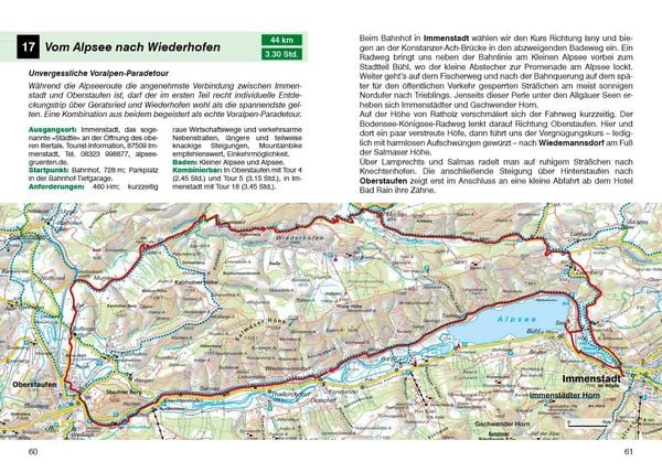Produktbild: ROTHER Radf&uuml;hrer Allg&auml;u &ndash; Radtouren f&uuml;r Genie&szlig;er. 45 Radtouren von Leutkirch und Kaufbeuren bis Oberstdorf und F&uuml;ssen &ndash; mit Radrunde Allg&auml;u