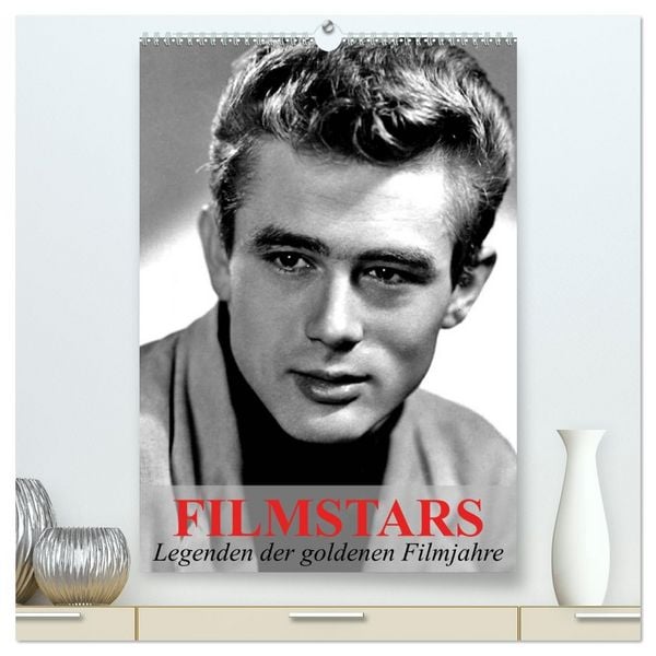 Filmstars - Legenden der goldenen Filmjahre (hochwertiger Premium Wandkalender 2026 DIN A2 hoch), Kunstdruck in Hochglanz
